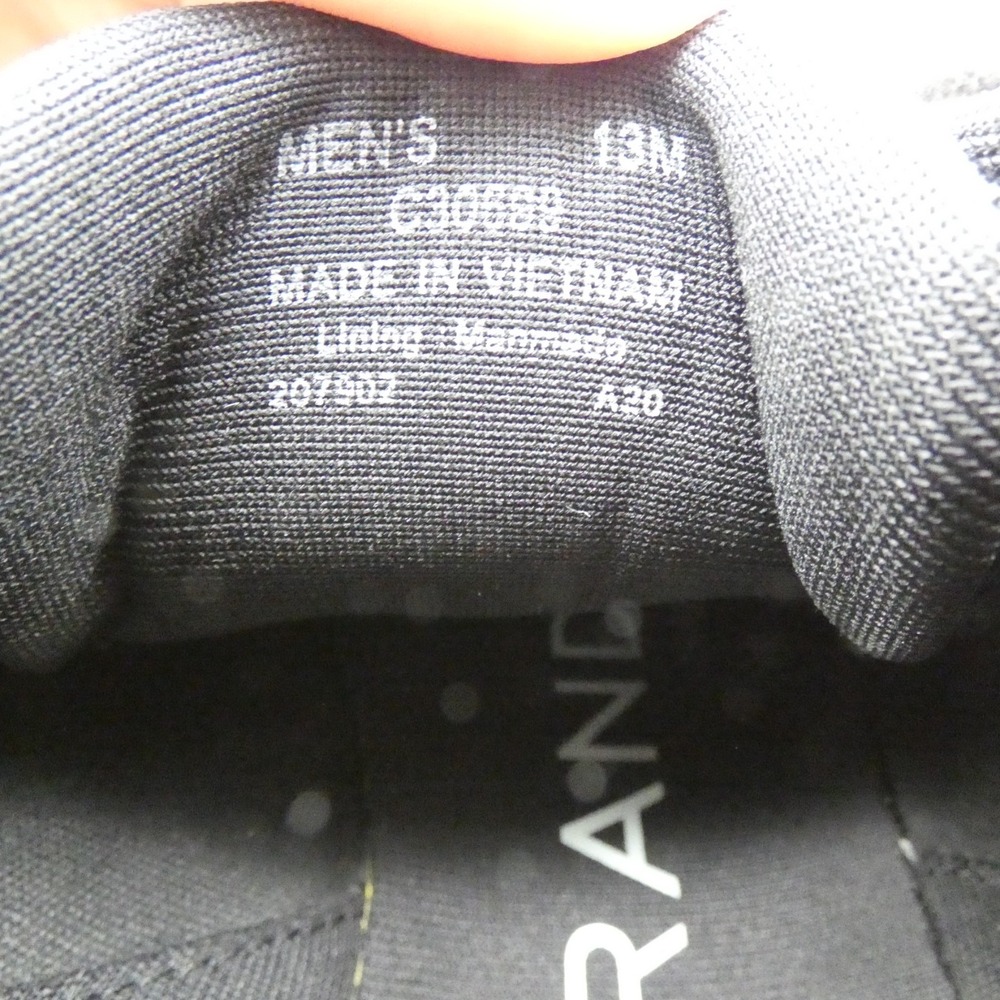 Cole Haan Grandsport Flex C30699 Men's 13M Casual Shoes Black Mesh Sneakers - Picture 9 of 10